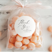 Hochzeitsdanken Runder Aufkleber