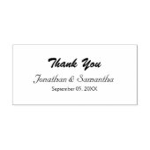 Hochzeitsdanken selbst gefällige Briefmarke Permastempel (Design)