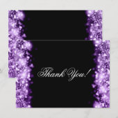 Hochzeitsdanken Sie bemerken, dass die Lichter Lil Mitteilungskarte (Vorne/Hinten)