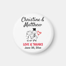 Hochzeitsdanken Sie für Niedliches Paar