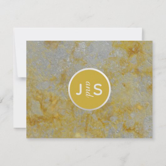 Hochzeitsdanken: Silver Lining Dankeskarte (Rückseite)