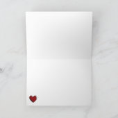 Hochzeitsdankkarte D9 Dankeskarte (Innenseite)