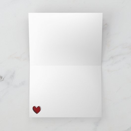 Hochzeitsdankkarte D9 Dankeskarte (Innenseite)