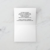 Hochzeitsdankkarte mit Herz Dankeskarte (Innenseite)