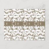 Hochzeitsdankkarten | Benutzerdefinierte Foto-Kart Postkarte (Rückseite)