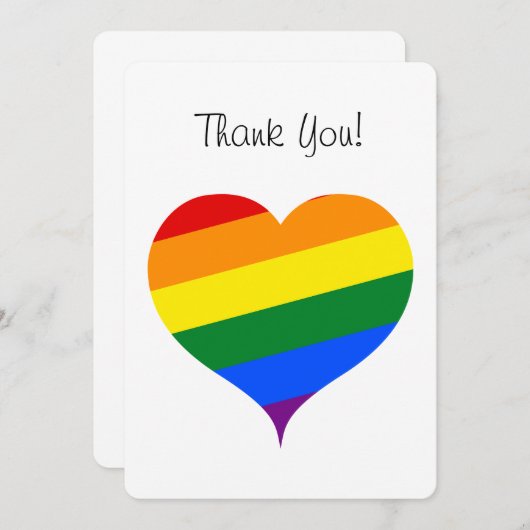 Hochzeitsdankkarten Dankeskarte (Vorne/Hinten)