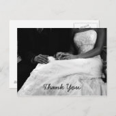 Hochzeitsdankkarten Postkarte (Vorne/Hinten)