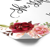 Hochzeitsdatum: Jubiläum Poster (Ecke)