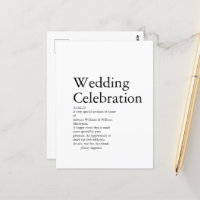 Hochzeitsdefinitions-Party