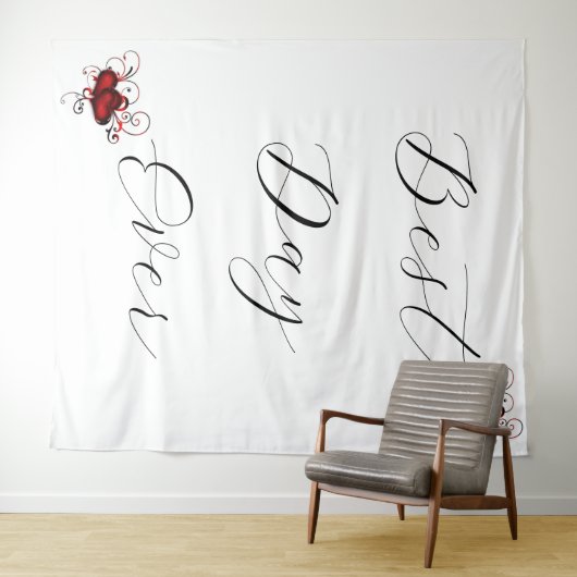 Hochzeitsdekor Wandteppich (Beispiel (Horizontal))