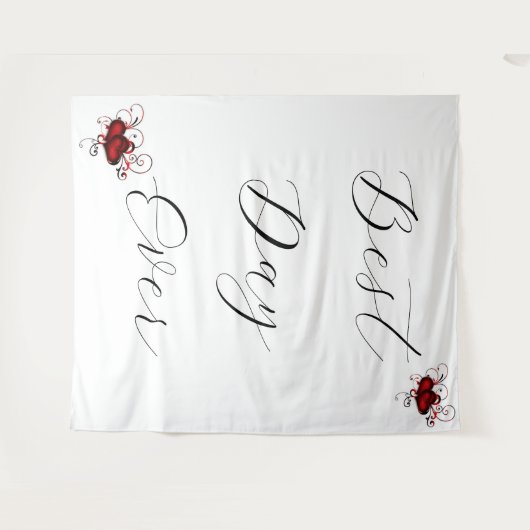 Hochzeitsdekor Wandteppich (Vorderseite (Horizontal))