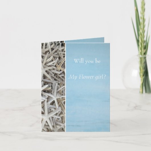 Hochzeitsdesign am Meeresstrand Dankeskarte (Vorderseite)