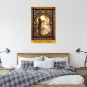 Hochzeitsdesign aus traditionellem Hartglas Leinwanddruck (Insitu (Schlafzimmer))