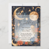 Hochzeitsdesign der Himmelsmagie Einladung (Vorderseite)