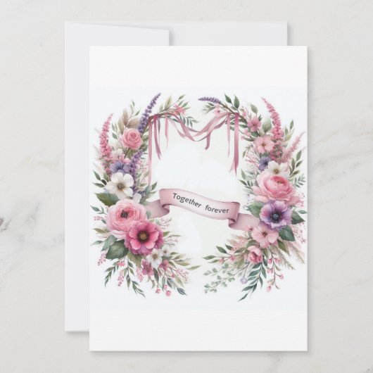 Hochzeitsdesign Einladung (Vorderseite)