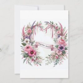 Hochzeitsdesign Einladung