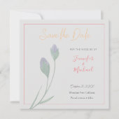 Hochzeitsdesign für Berufliche Blume Save the Date Einladung (Vorderseite)
