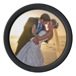 Hochzeitsdesign für Braut und Groom Gelb Rose Pokerchips