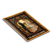 Hochzeitsdesign in traditionellem Bleiglas Notizblock (Rechte Seite)