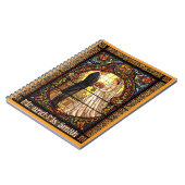 Hochzeitsdesign in traditionellem Bleiglas Notizblock (Linke Seite)