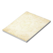 Hochzeitsdesign mit altem Papier Notizblock (Rotiert)