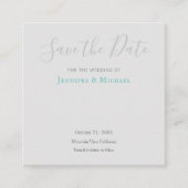 Hochzeitsdesign Modernes Design Save the Date Begleitkarte (Vorderseite)