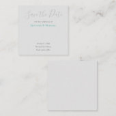 Hochzeitsdesign Modernes Design Save the Date Begleitkarte (Vorne/Hinten)