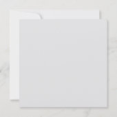 Hochzeitsdesign Modernes Design Save the Date Einladung (Rückseite)