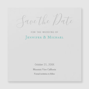 Hochzeitsdesign Modernes Design Save the Date Magneteinladung