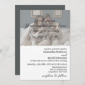 Hochzeitsdesign zum Thema Kaffee Einladung (Vorne/Hinten)