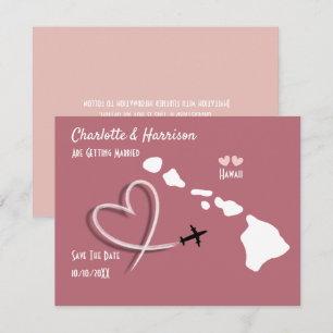 Hochzeitsdestination Hawaii Save The Date