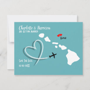 Hochzeitsdestination Hawaii Save The Date