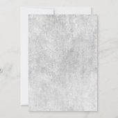 Hochzeitsdetails für Burgund, Rose und Weiße Rosen Einladung (Rückseite)