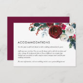 Hochzeitsdetails für den Hochzeitstag im Hochzeits Begleitkarte (Vorne/Hinten)