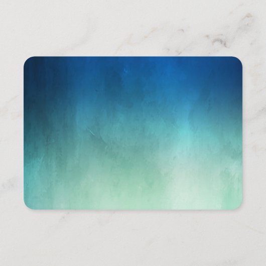 Hochzeitsdetails für die Hochzeitsfeiern im Aquare Begleitkarte (Rückseite)