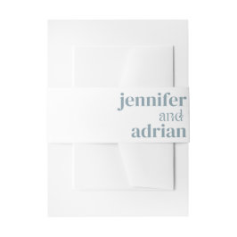 Hochzeitsdetails Moderner Einladung Bauch für Hoch Einladungsbanderole