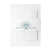 Hochzeitsdetails Moderner Einladung Bauch für Hoch Einladungsbanderole (Vorderseite Beispiel)