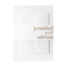 Hochzeitsdetails Moderner Einladung Bauch für Hoch Einladungsbanderole