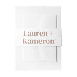 Hochzeitsdetails Moderner Einladung Bauch für Hoch Einladungsbanderole