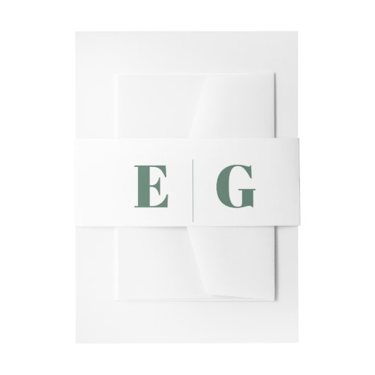 Hochzeitsdetails Moderner Einladung Bauch für Hoch Einladungsbanderole (Vorderseite Beispiel)