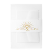 Hochzeitsdetails Moderner Einladung Bauch für Hoch Einladungsbanderole (Vorderseite Beispiel)