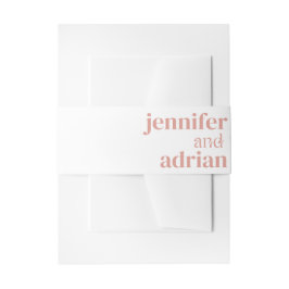 Hochzeitsdetails Moderner Einladung Bauch für Hoch Einladungsbanderole