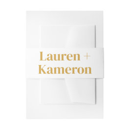 Hochzeitsdetails Moderner Einladung Bauch für Hoch Einladungsbanderole