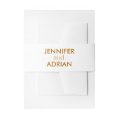 Hochzeitsdetails Moderner Einladung Bauch für Hoch Einladungsbanderole (Vorderseite Beispiel)