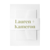 Hochzeitsdetails Moderner Einladung Bauch für Hoch Einladungsbanderole (Vorderseite Beispiel)