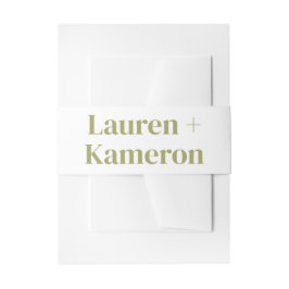 Hochzeitsdetails Moderner Einladung Bauch für Hoch Einladungsbanderole