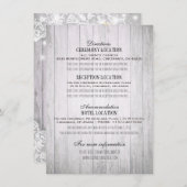 Hochzeitsdetails - Sonnenblumenspieß- und Streiche Einladung (Vorne/Hinten)