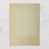 Hochzeitsdetails tropischer Ananas-Strandeinsatz Begleitkarte (Rückseite)