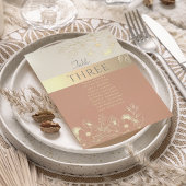 Hochzeitsdiagramm der Terracotta-Flora