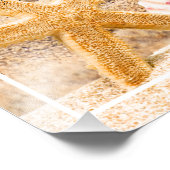 Hochzeitsdiagramm für Beach-Foto Fotodruck (Ecke)